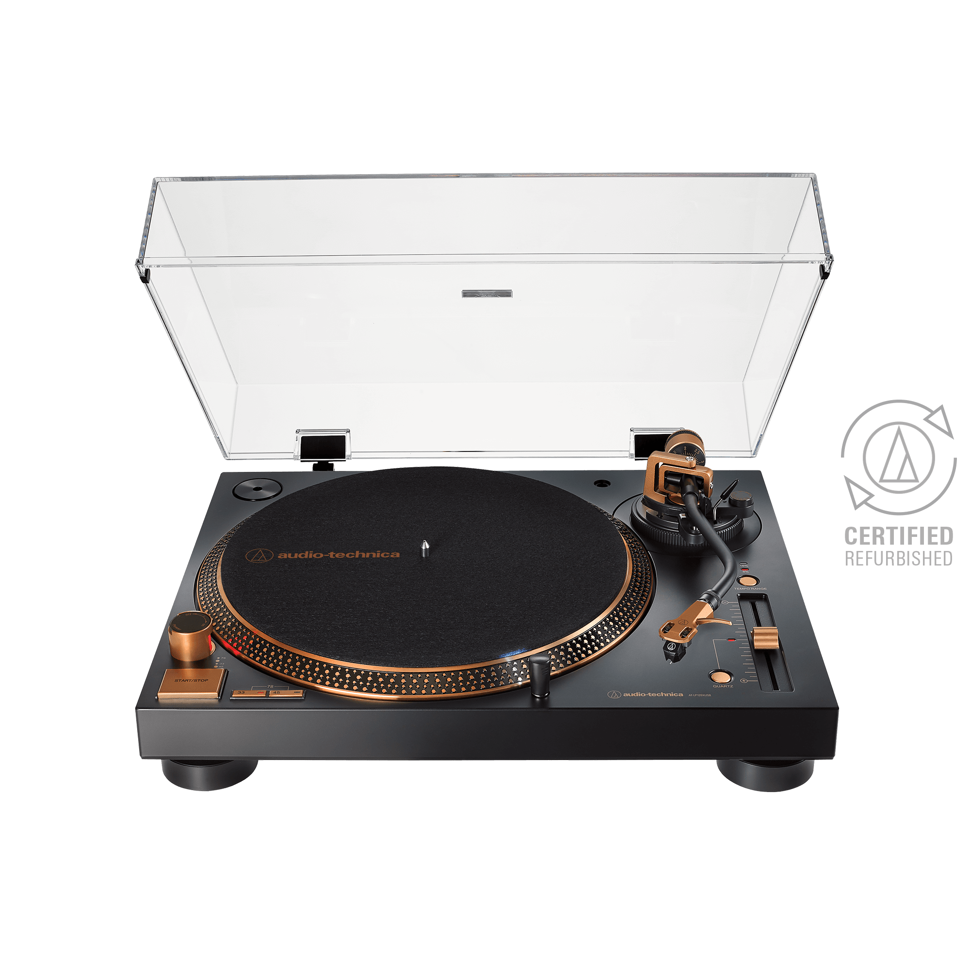 Direct-Drive Turntable  Certified Refurbished AT-LP120XUSB-BZ-CR