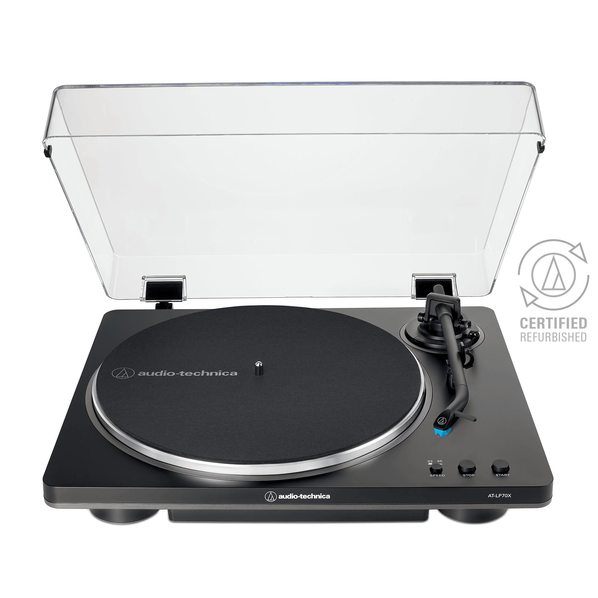 Automatic Belt-Drive Turntable | AT-LP70X-BG-CR | Certified