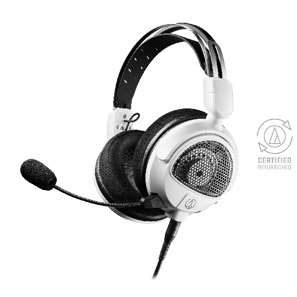 ATH-GDL3 Gaming Headset in White Color with Boom Microphone
