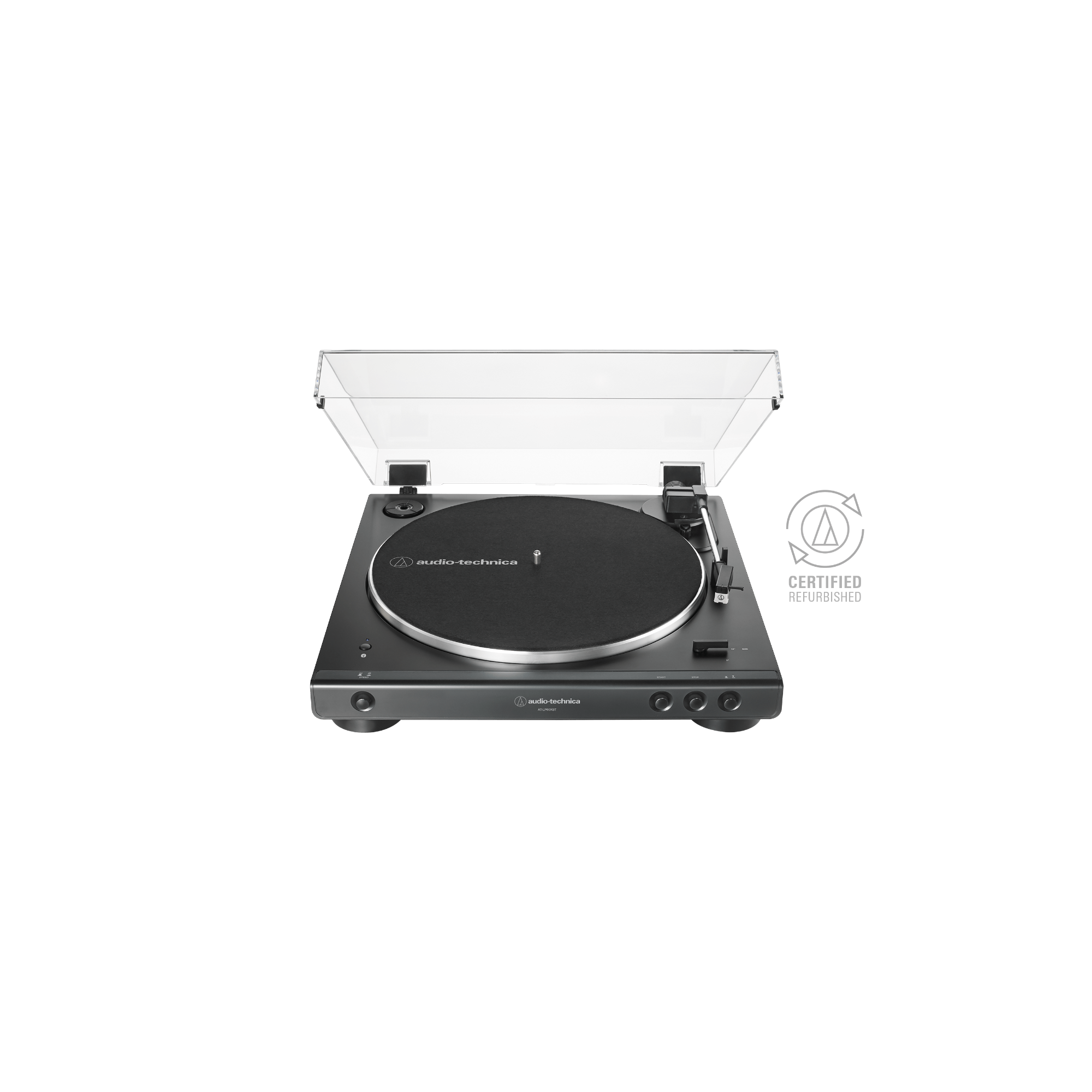 Fully Automatic Wireless Belt-Drive Turntable, AT-LP60XBT-BK-CR Certified  Refurbished