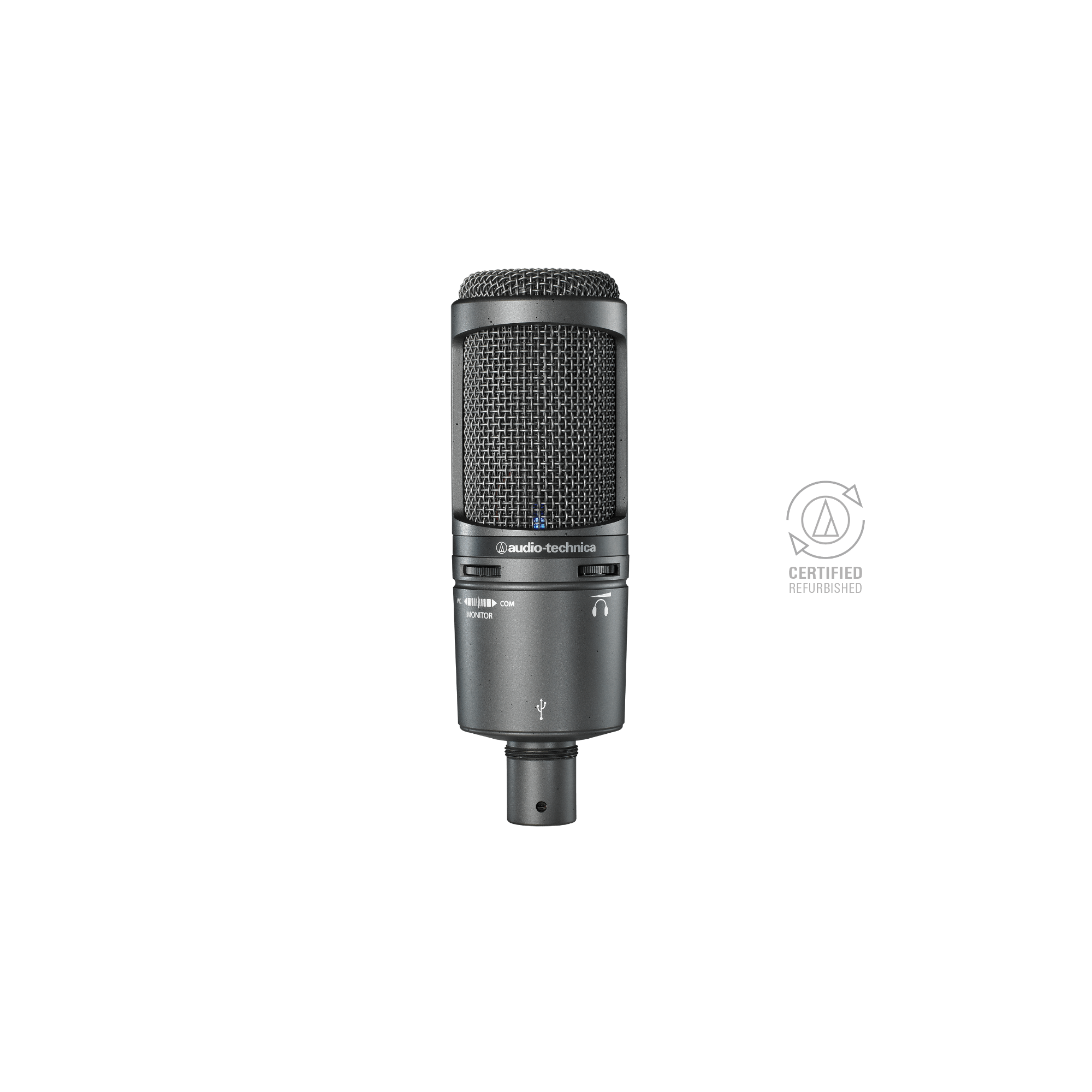 USB Cardioid Condenser Microphone, AT2020USB+, Audio-Technica