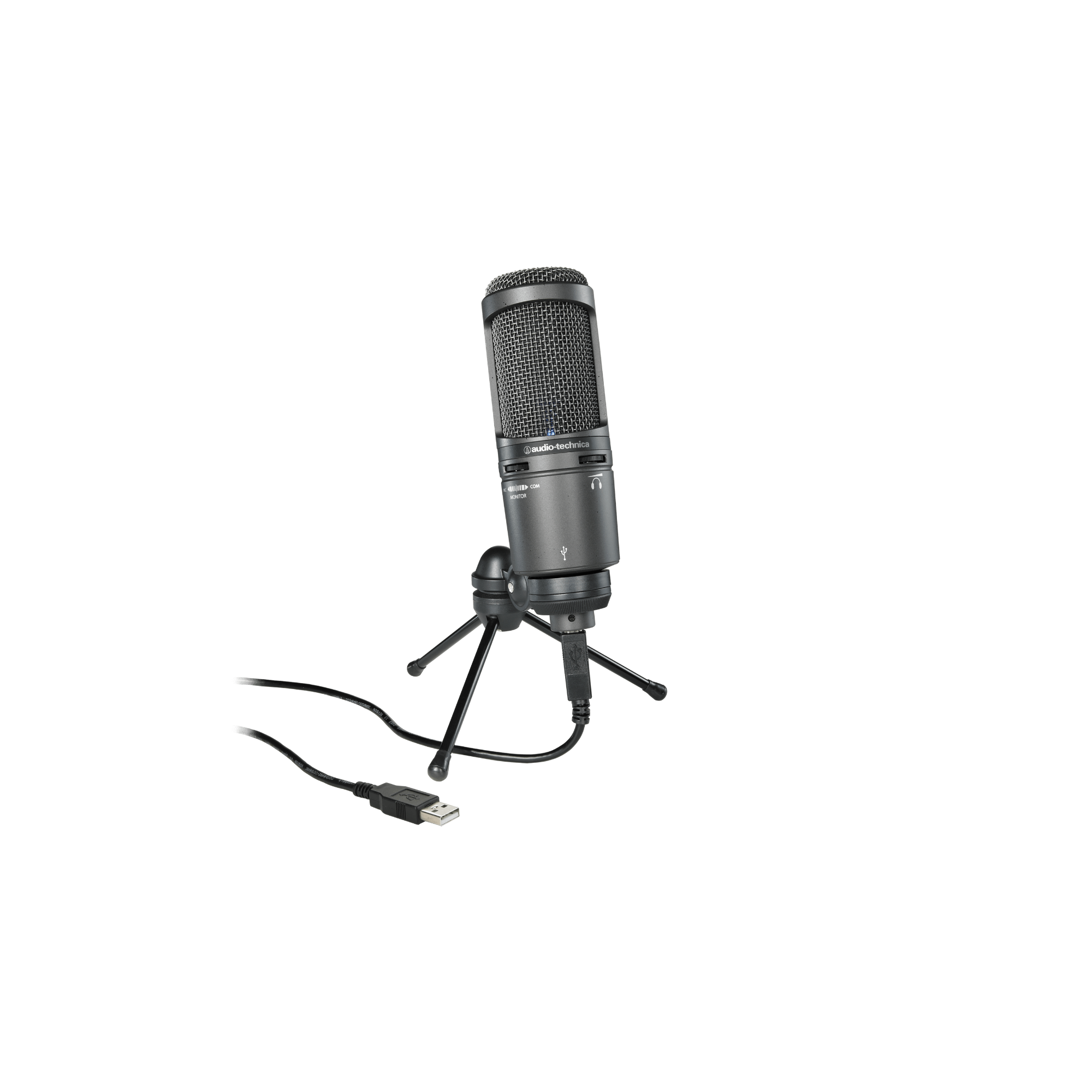USB Cardioid Condenser Microphone | AT2020USB+-CR | Audio-Technica 