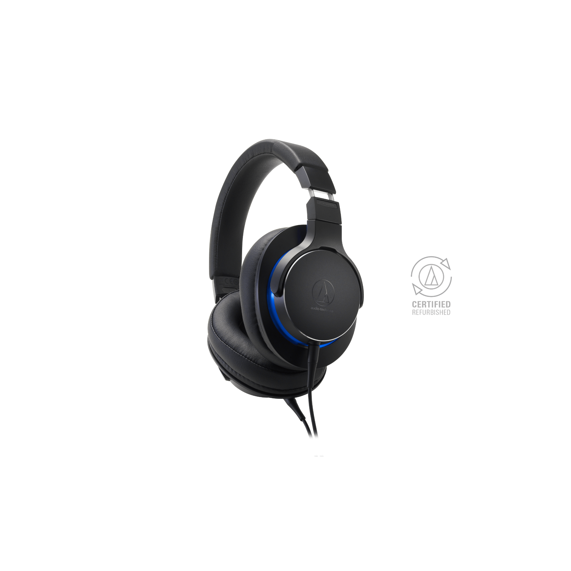 High-Resolution Portable Headphones | ATH-MSR7BBK-CR Certified 