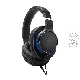 High-Resolution Portable Headphones | ATH-MSR7BBK-CR Certified