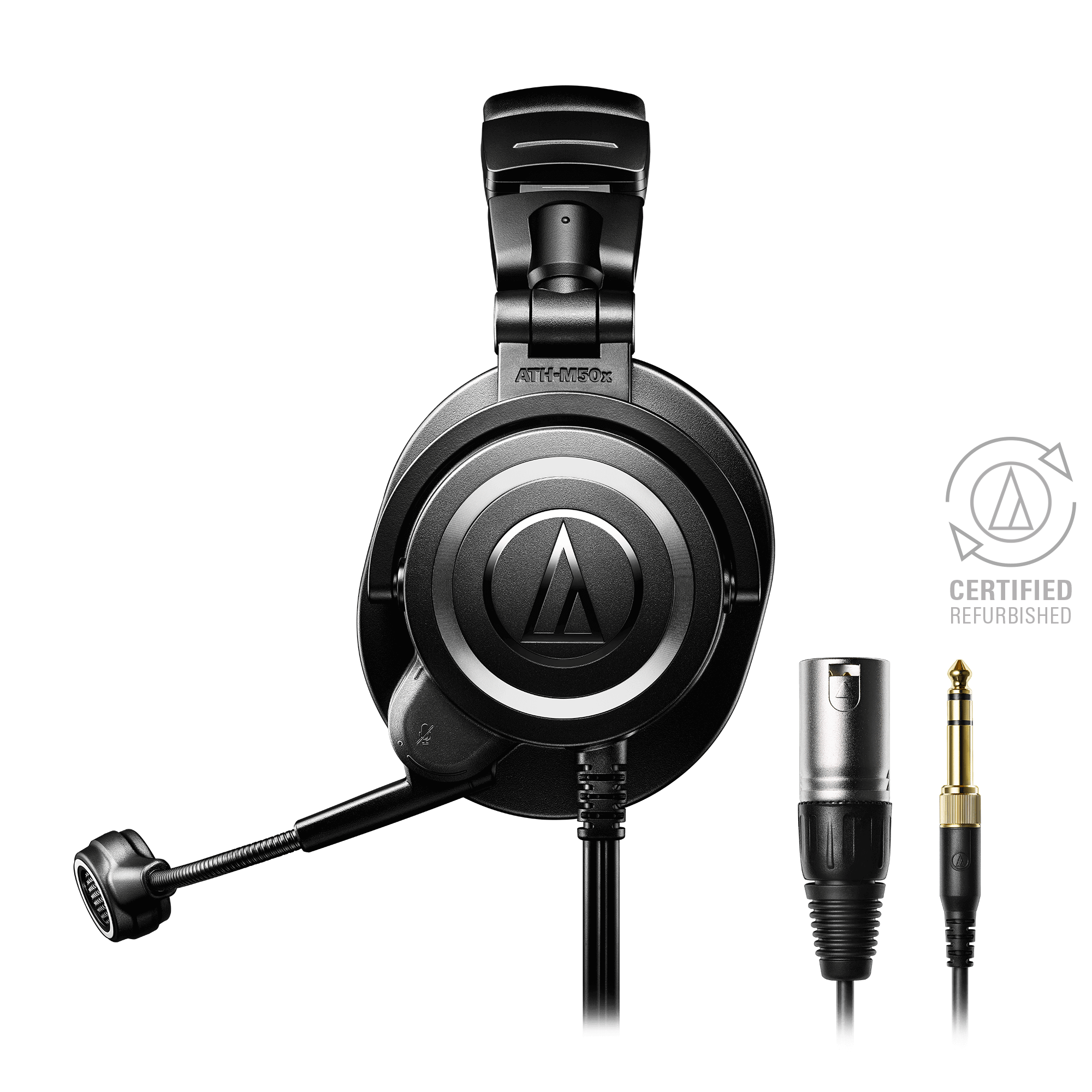 ヘッドホン umeATH-M50xSTS Audio-Technica ATH-M50xSTS-CR StreamSet™Streaming Headset | Certified Refurbished