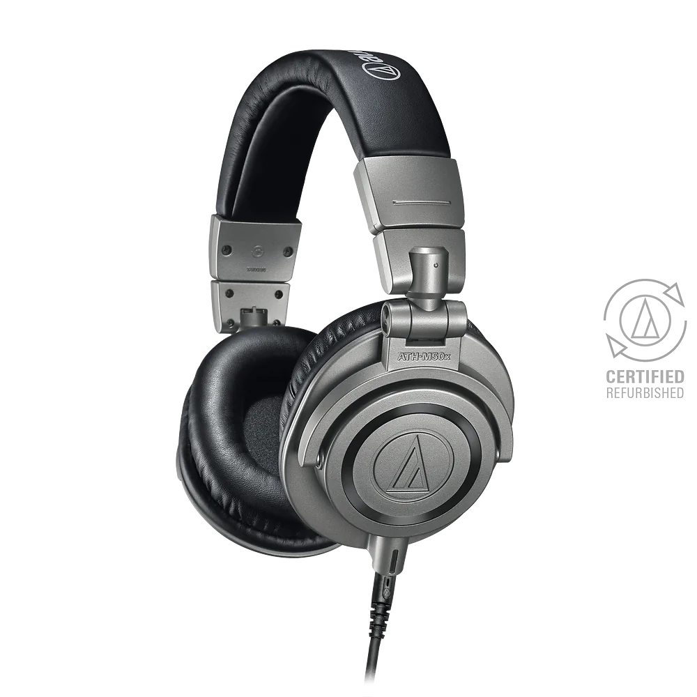 オーディオテクニカATH-M50xGM Professional monitor headphones | ATH-M50xGM-CR Certified